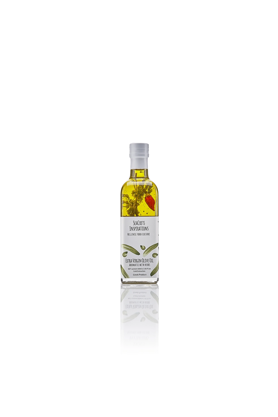Extra Virgin Olive Oil With Herbs 60ml -seacrets.gr